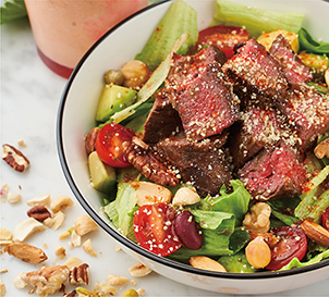 赤身ステーキサラダ